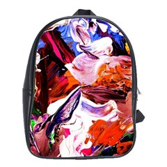 Cabin In The Mountain 2 School Bag (large) by bestdesignintheworld