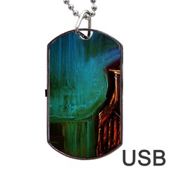 Ceramics Of Ancient Land 10 Dog Tag Usb Flash (one Side) by bestdesignintheworld