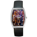 Ceramics Of Ancient Land 9 Barrel Style Metal Watch Front