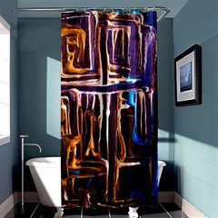 Ceramics Of Ancient Land 9 Shower Curtain 36  X 72  (stall)  by bestdesignintheworld