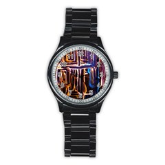 Ceramics Of Ancient Land 9 Stainless Steel Round Watch