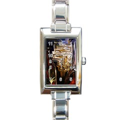 Ceramics Of Ancient Land 8 Rectangle Italian Charm Watch by bestdesignintheworld