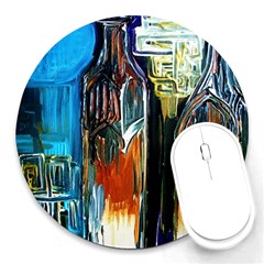 Ceramics Of Ancient Land 6 Round Mousepads by bestdesignintheworld