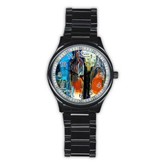 Ceramics Of Ancient Land 6 Stainless Steel Round Watch by bestdesignintheworld