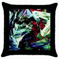 Cabin In The Mountain 4 Throw Pillow Case (black) by bestdesignintheworld