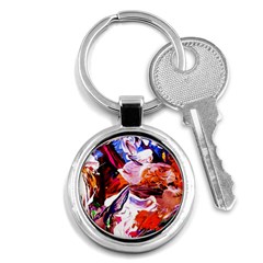 Cabin In The Mountain 2 Key Chains (round)  by bestdesignintheworld