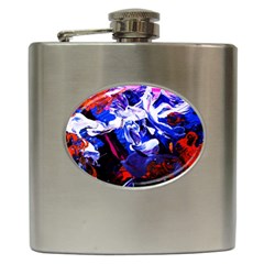 Cabin In The Mountain 1 Hip Flask (6 Oz) by bestdesignintheworld