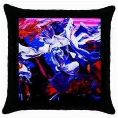 Cabin In The Mountain 1 Throw Pillow Case (black) by bestdesignintheworld