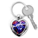 Cabin In The Mountain 1 Key Chains (Heart)  Front