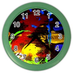 Balboa   Islnd On A Snd 5 Color Wall Clocks by bestdesignintheworld