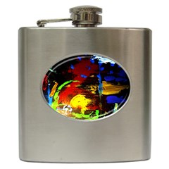 Balboa   Islnd On A Snd 5 Hip Flask (6 Oz) by bestdesignintheworld