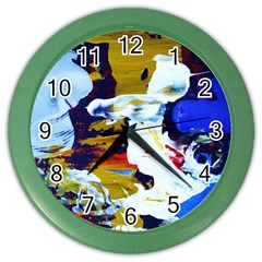 Balboa   Island On A Sand 21 Color Wall Clocks by bestdesignintheworld