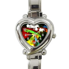 Balboa   Island On A Sand 20 Heart Italian Charm Watch by bestdesignintheworld