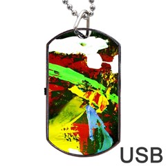 Balboa   Island On A Sand 20 Dog Tag Usb Flash (two Sides) by bestdesignintheworld