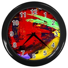 Balboa   Island On A Sand 19 Wall Clocks (black)