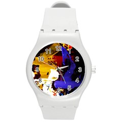 Balboa   Island On A Sand 18 Round Plastic Sport Watch (m) by bestdesignintheworld