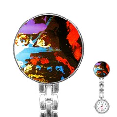 Balboa   Island On A Sand 17 Stainless Steel Nurses Watch by bestdesignintheworld