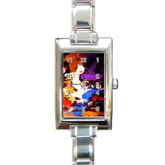 Balboa   Island On A Sand 16 Rectangle Italian Charm Watch by bestdesignintheworld