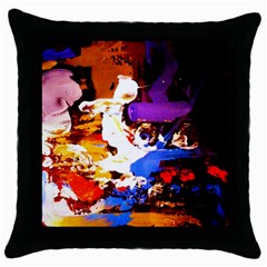 Balboa   Island On A Sand 16 Throw Pillow Case (black) by bestdesignintheworld