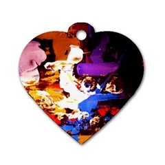 Balboa   Island On A Sand 16 Dog Tag Heart (one Side) by bestdesignintheworld