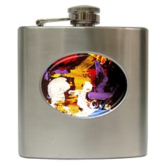 Balboa   Island On A Sand 15 Hip Flask (6 Oz) by bestdesignintheworld