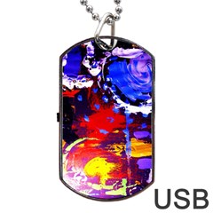 Balboa   Island On A Sand 13 Dog Tag Usb Flash (two Sides) by bestdesignintheworld