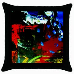 Balboa   Island On A Sand 12 Throw Pillow Case (black) by bestdesignintheworld