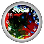 Balboa   Island On A Sand 12 Wall Clocks (Silver)  Front