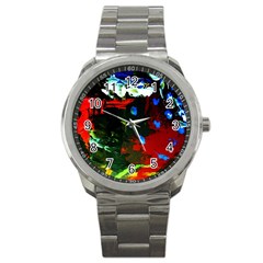 Balboa   Island On A Sand 12 Sport Metal Watch by bestdesignintheworld