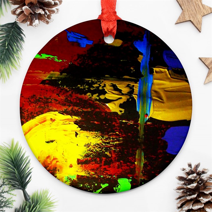 Balboa   Island On A Sand 11 Ornament (Round)