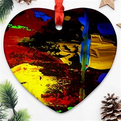 Balboa   Island On A Sand 11 Ornament (heart) by bestdesignintheworld