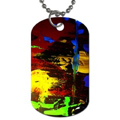 Balboa   Island On A Sand 11 Dog Tag (one Side) by bestdesignintheworld