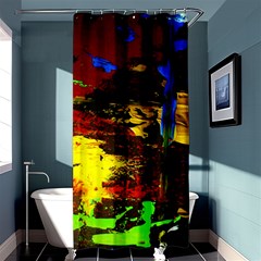 Balboa   Island On A Sand 11 Shower Curtain 36  X 72  (stall)  by bestdesignintheworld