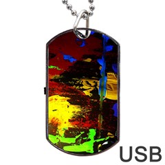 Balboa   Island On A Sand 11 Dog Tag Usb Flash (two Sides) by bestdesignintheworld