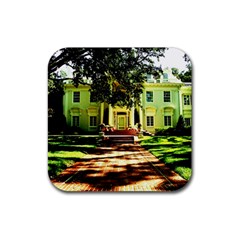 Highland Park 15 Rubber Coaster (square)  by bestdesignintheworld