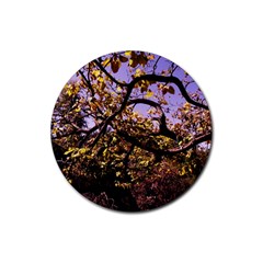 Highland Park 9 Rubber Coaster (round)  by bestdesignintheworld