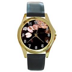 Highland Park 5 Round Gold Metal Watch by bestdesignintheworld