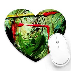 Continental Breakfast 6 Heart Mousepads by bestdesignintheworld