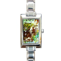 Doves Matchmaking 8 Rectangle Italian Charm Watch by bestdesignintheworld