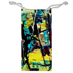 Dance Of Oil Towers 3 Jewelry Bag by bestdesignintheworld