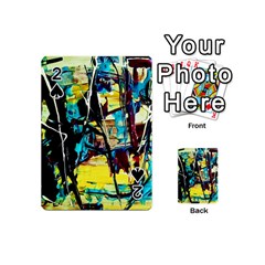 Dance Of Oil Towers 3 Playing Cards 54 (mini)  by bestdesignintheworld