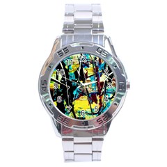 Dance Of Oil Towers 3 Stainless Steel Analogue Watch by bestdesignintheworld