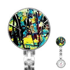 Dance Of Oil Towers 3 Stainless Steel Nurses Watch by bestdesignintheworld