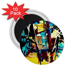 Dance Of Oil Towers 4 2 25  Magnets (10 Pack)  by bestdesignintheworld