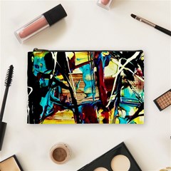 Dance Of Oil Towers 4 Cosmetic Bag (medium)  by bestdesignintheworld