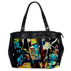 Dance Of Oil Towers 4 Office Handbags by bestdesignintheworld