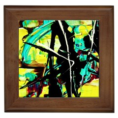 Dance Of Oil Towers 5 Framed Tiles by bestdesignintheworld