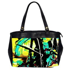 Dance Of Oil Towers 5 Office Handbags (2 Sides)  by bestdesignintheworld