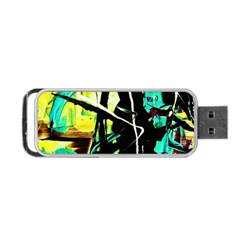 Dance Of Oil Towers 5 Portable Usb Flash (one Side) by bestdesignintheworld