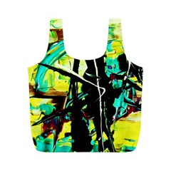 Dance Of Oil Towers 5 Full Print Recycle Bags (m)  by bestdesignintheworld